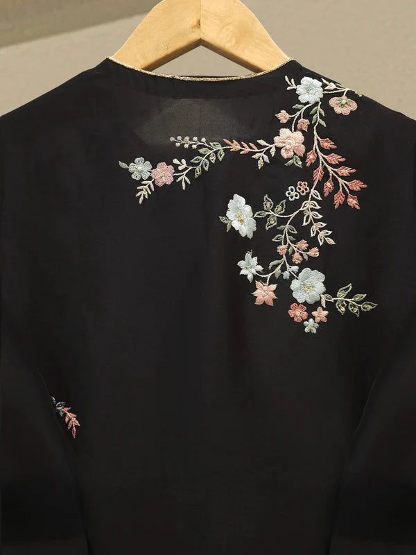 Haniya Black  Embroidered 3pc