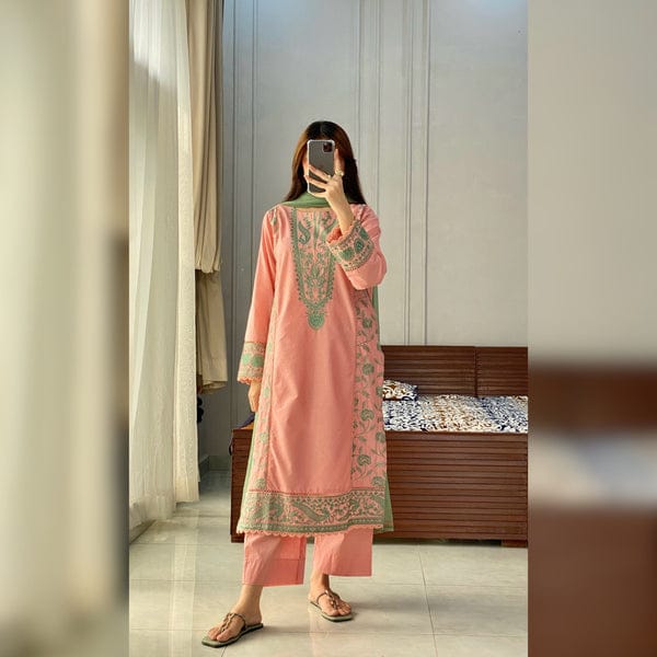 PEARL EMBROIDERED 3PC