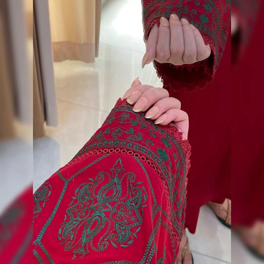 Abroo Maroon 3PC