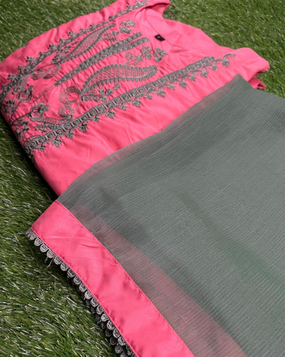 PEARL EMBROIDERED 3PC