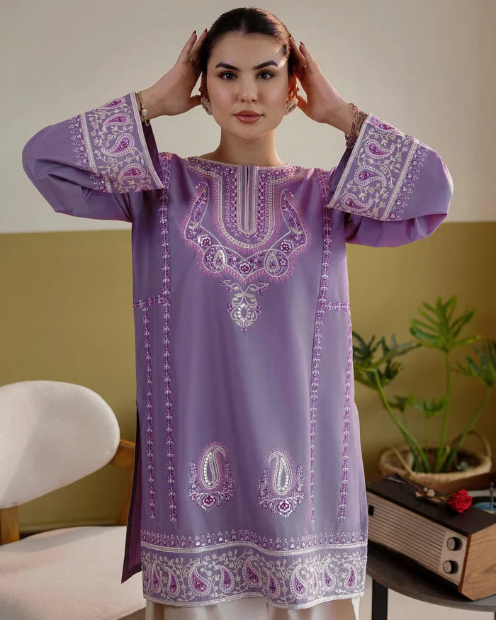 2Pc Zirwah Embroidered