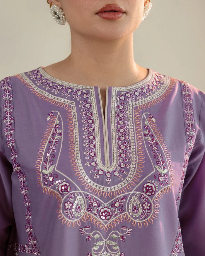 2Pc Zirwah Embroidered