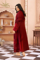 3PC Mehroo Embroidered