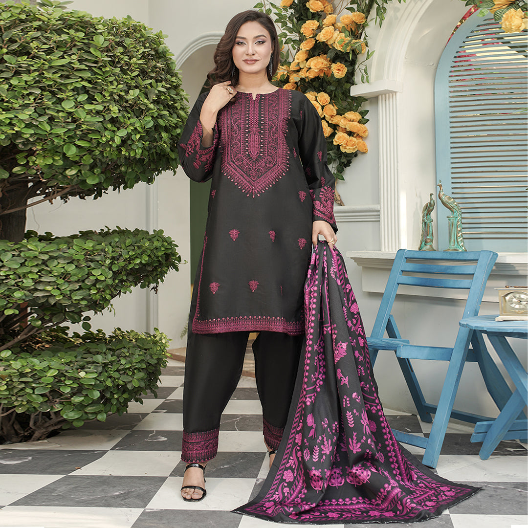 Ember Dusk 3 Pc Stitched