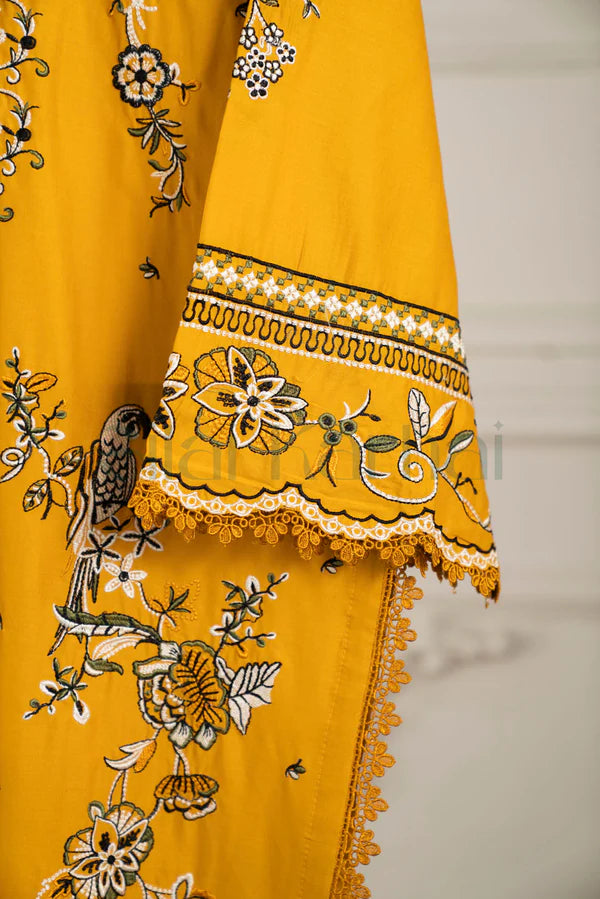 3Pc Gul naaz Embroidered