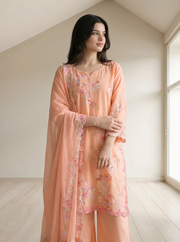 3Pc Maheen Embroidered