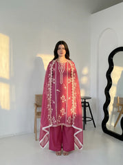 3Pc Vaneeza Embroidered